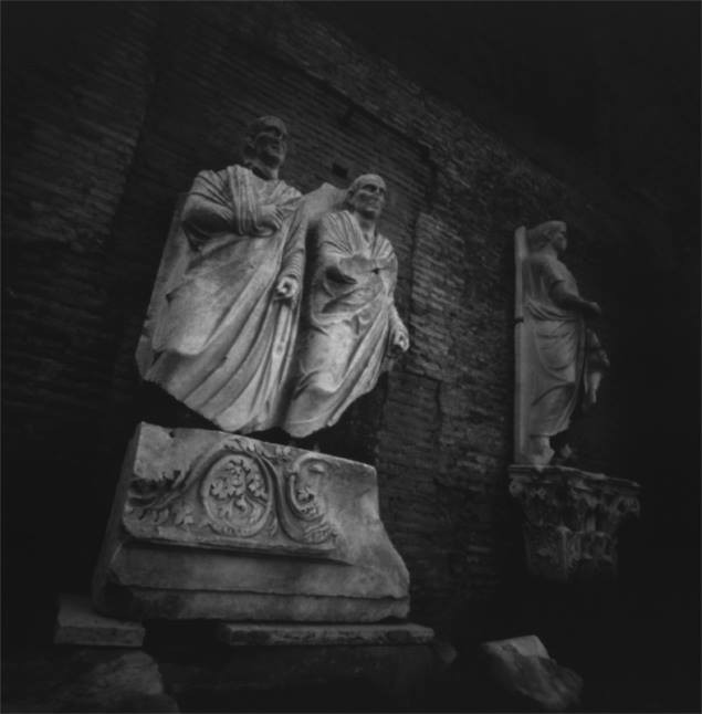 Terme di Diocleziano, pinhole photograph