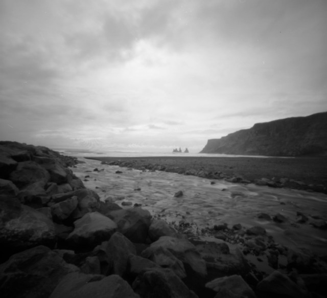 VÍK Í MÝRDAL, pinhole photograph