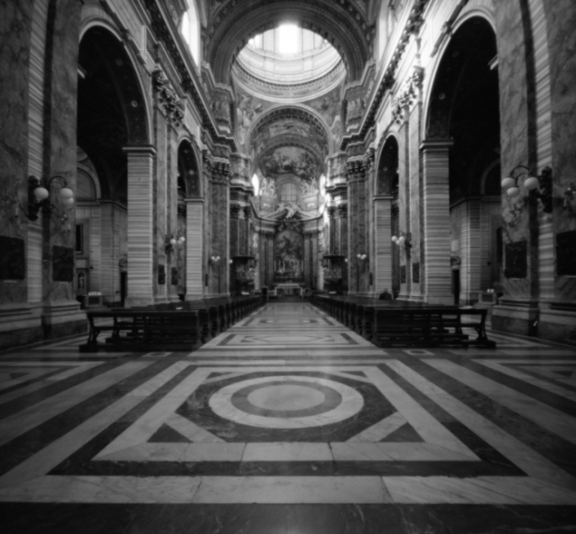 San Carlo al Corso, pinhole photograph