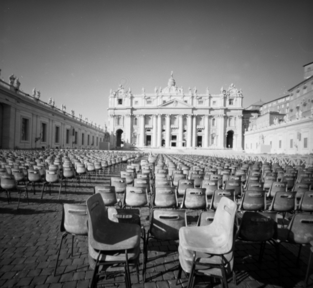 San Pietro, pinhole photograph