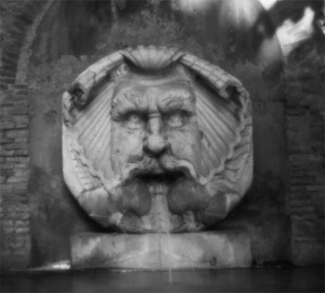 Santa Sabina, pinhole photograph